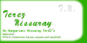 terez missuray business card